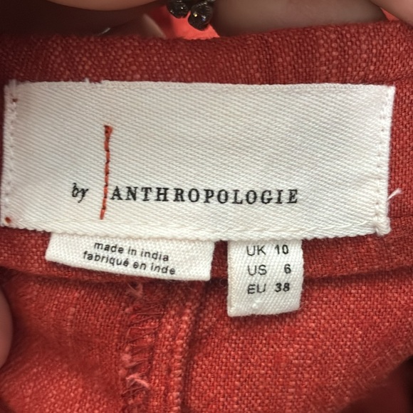 By Anthropologie Embroidered Pants size 6 - Picture 5 of 13